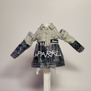 Shadow High Nicole Steel Denim Dress